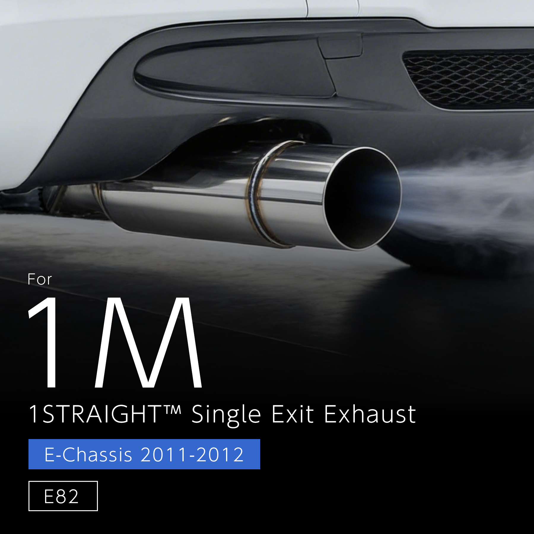 BMW 1M Coupe E82 1本出しマフラー N54 | 1STRAIGHT – BIMMER+