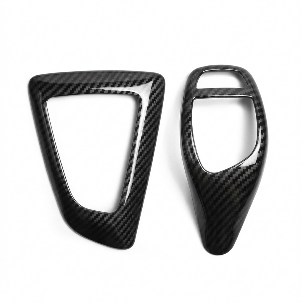 Carbon Sport Gear Selector Trim Set (Stick-On Installation) — BMW 2 Series (F22/F23)