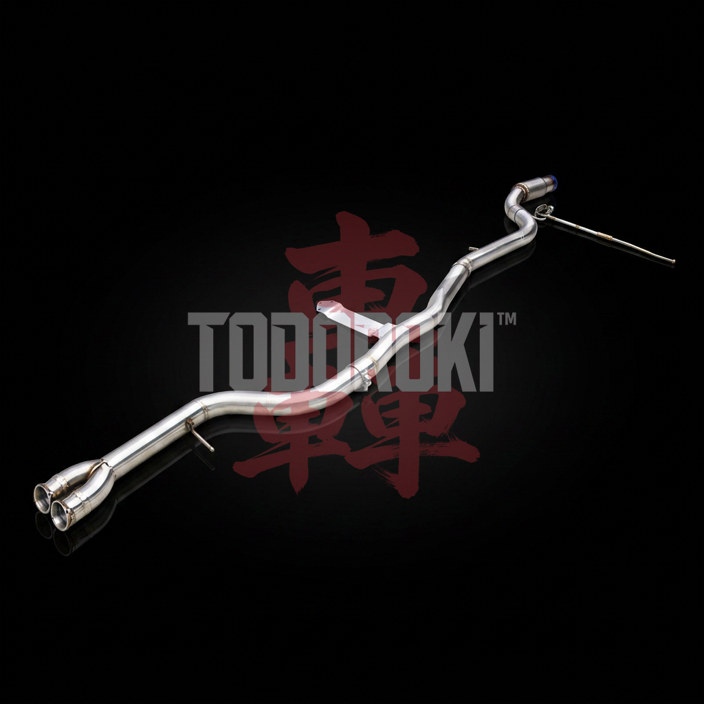 TODOROKI™ SINGLE ワンオフ ストレート1本出しマフラー BMW M2 Competition F87（S55） 画像2