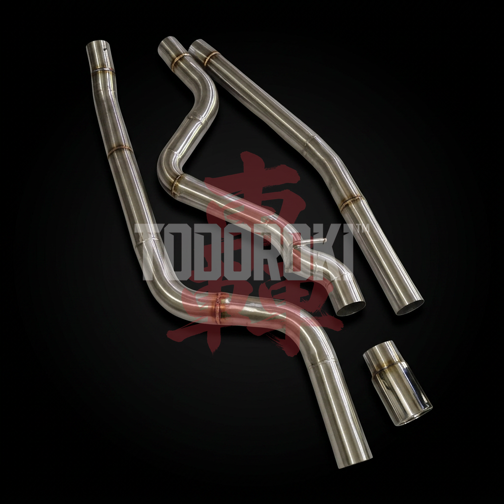 TODOROKI™ SINGLE ワンオフ 70mm1本出しマフラー BMW 116i/118i F20・F21（N13） 画像2