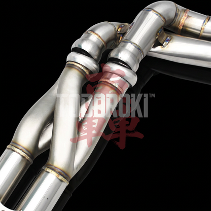TODOROKI™ VALVE RS ワンオフ Zパイプ等長キャットバック可変バルブマフラー BMW M3 F80/M4 F82・F83（S55） 画像3