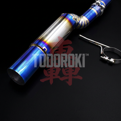 TODOROKI™ SINGLE TITANIUM ワンオフ フルチタン1本出しマフラー BMW M3 G80・G81/M4 G82・G83（S58） 画像3