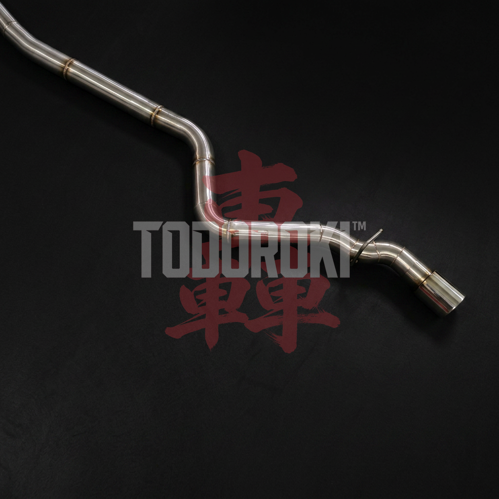 TODOROKI™ SINGLE ワンオフ 70mm1本出しマフラー BMW 116i/118i F20・F21（N13） 画像3