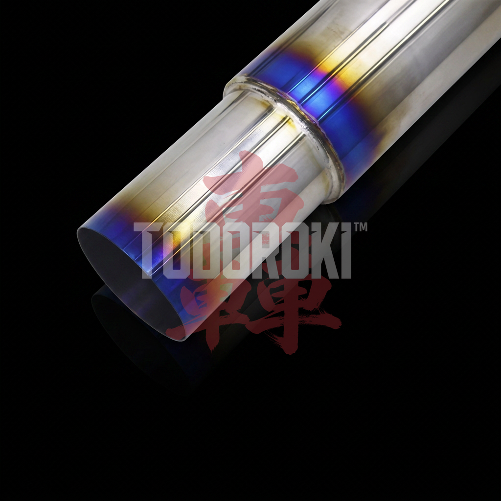 TODOROKI™ SINGLE TITANIUM ワンオフ フルチタン1本出しマフラー BMW M3 F80/M4 F82・F83（S55） 画像4