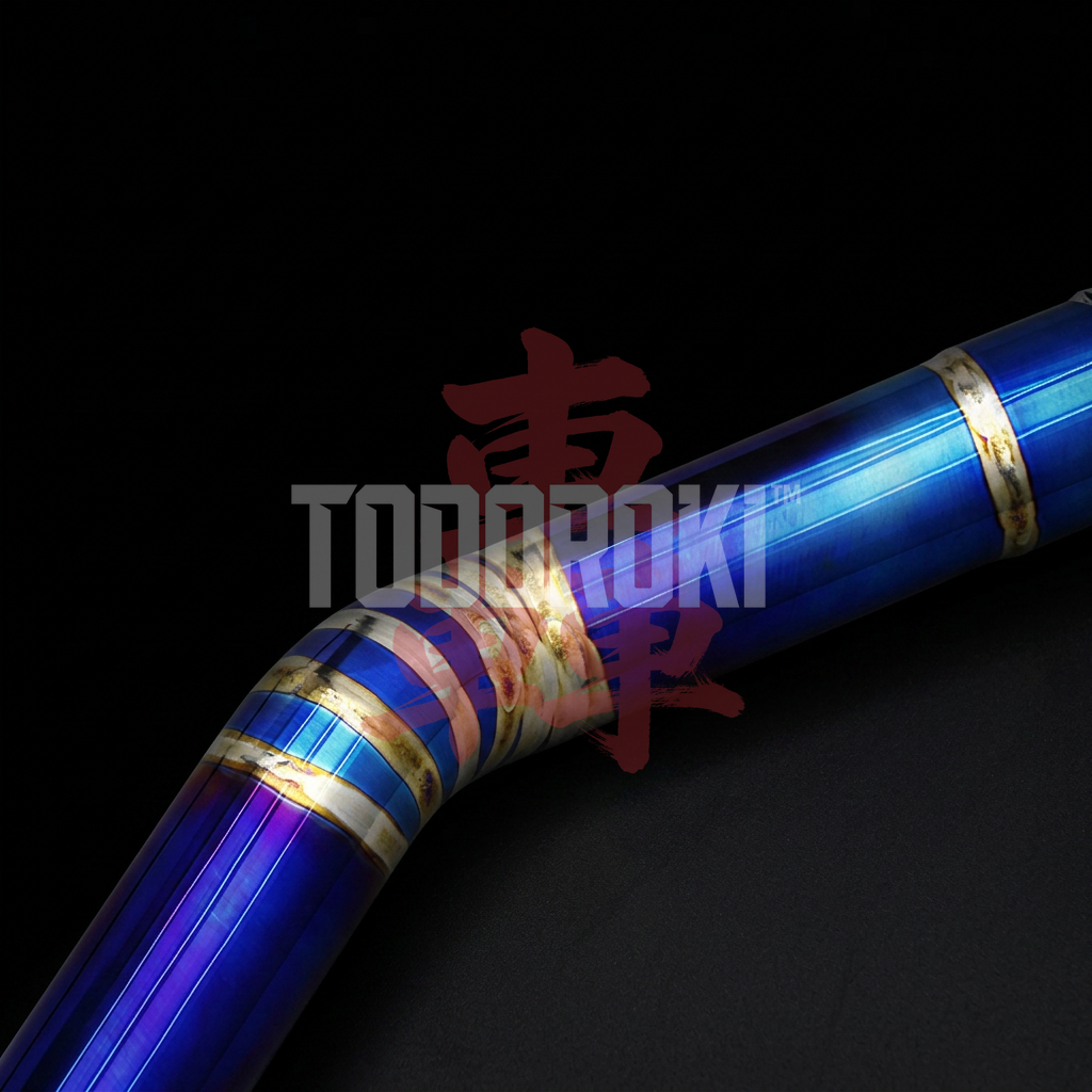TODOROKI™ SINGLE TITANIUM ワンオフ フルチタン1本出しマフラー BMW M3 G80・G81/M4 G82・G83（S58） 画像4