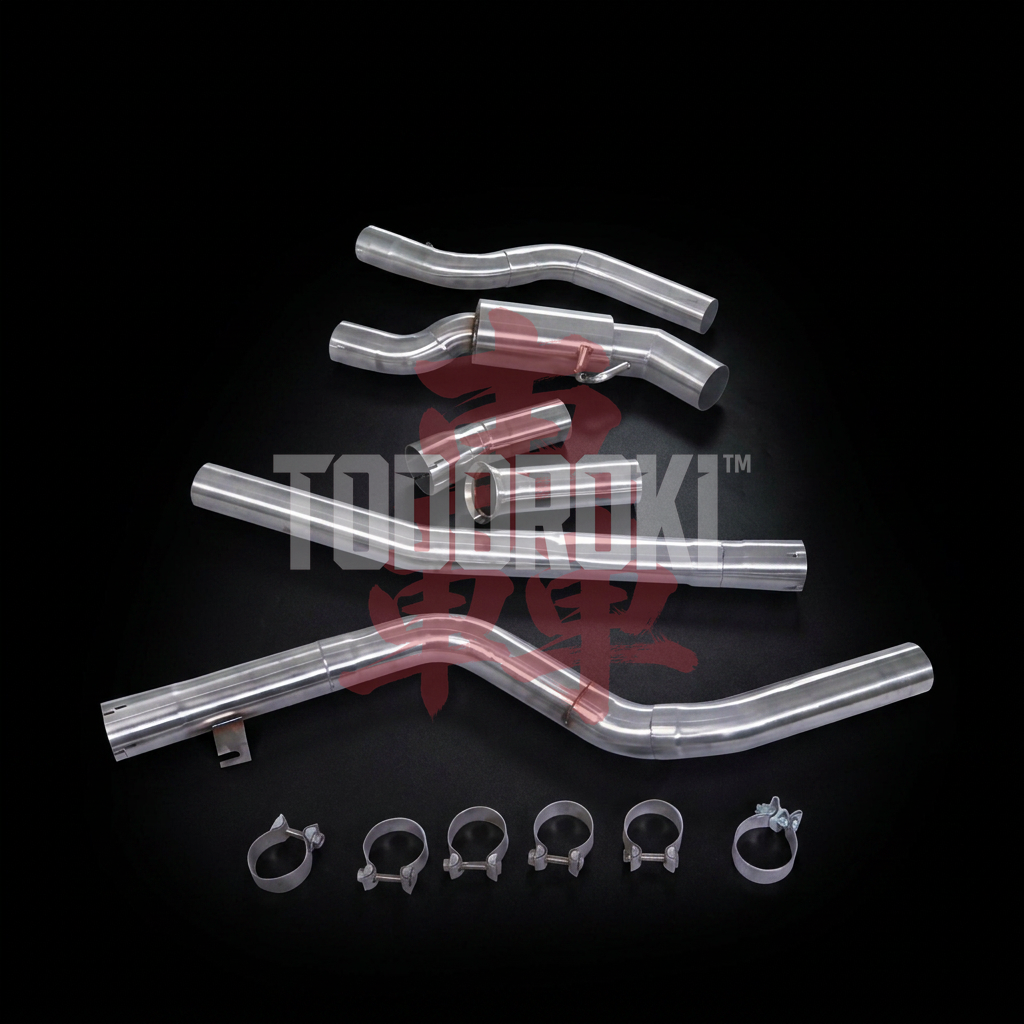 TODOROKI™ SINGLE ワンオフ 1本出しマフラー BMW M240i G42（B58） 画像4