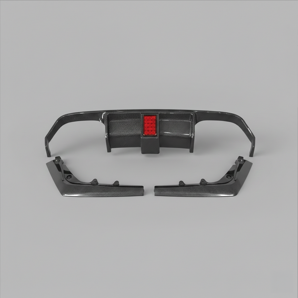 Rear Diffuser Style 001(F1 Light) - BMW M3 M4 F80 F82