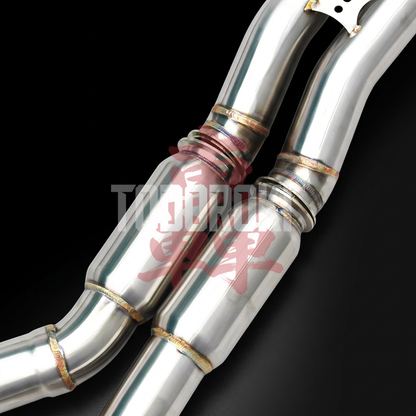 TODOROKI™ VALVE RS ワンオフ Zパイプ等長キャットバック可変バルブマフラー BMW M3 F80/M4 F82・F83（S55） 画像5