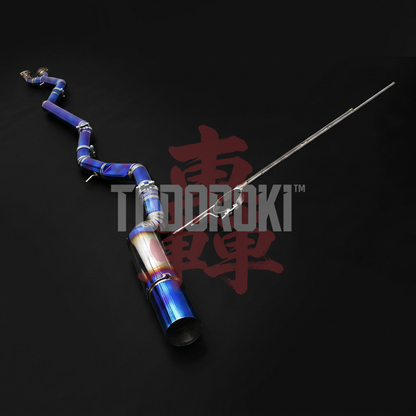 TODOROKI™ SINGLE TITANIUM ワンオフ フルチタン1本出しマフラー BMW M3 G80・G81/M4 G82・G83（S58） 画像6