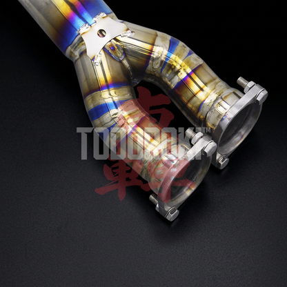 TODOROKI™ SINGLE TITANIUM ワンオフ フルチタン1本出しマフラー BMW M3 F80/M4 F82・F83（S55） 画像6