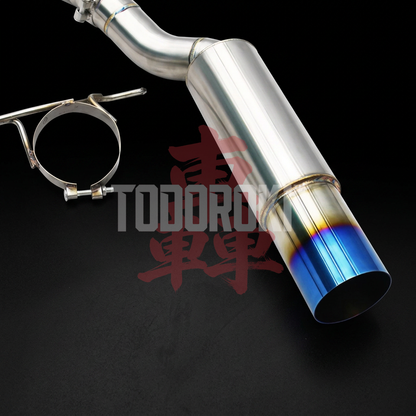 TODOROKI™ SINGLE ワンオフ Zパイプ等長1本出しマフラー BMW M3 F80/M4 F82・F83（S55） 画像7