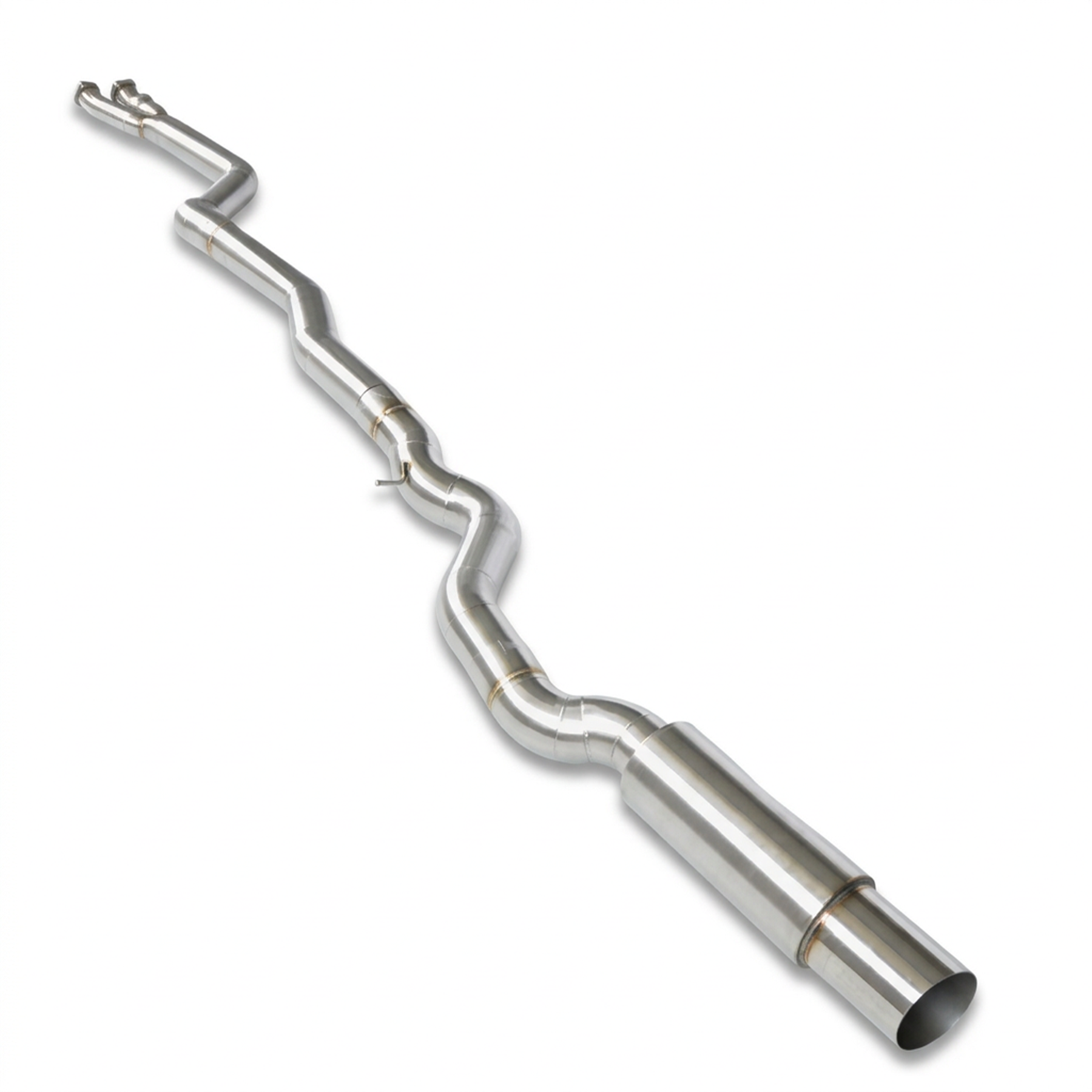 1STRAIGHT Single Exit Exhaust - BMW 1M Coupe E82 (N54)