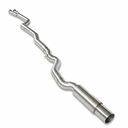 1STRAIGHT Single Exit Exhaust - BMW 1M Coupe E82 (N54)