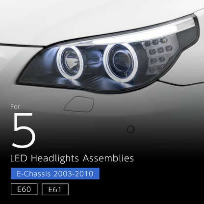 LED Headlight - BMW 5 Series E60 E61
