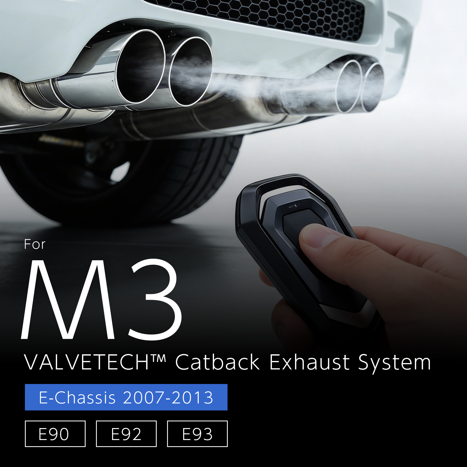 VALVETECH Valved Exhaust - BMW M3 E90 / E92 / E93 (S65)