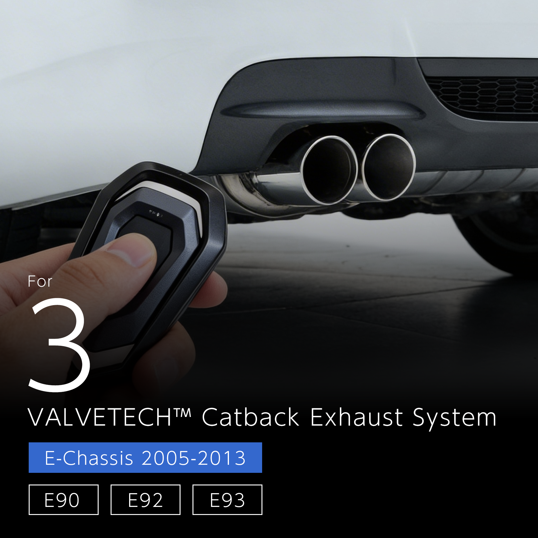 VALVETECH Valved Exhaust - BMW 3 Series E90 / E91 / E92 / E93 (N52 / N54 / N55)