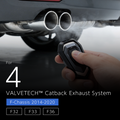 VALVETECH ワンオフ バルブマフラー - BMW 4シリーズ F32 / F33 / F36（N20 / N55 / B48 / B58）