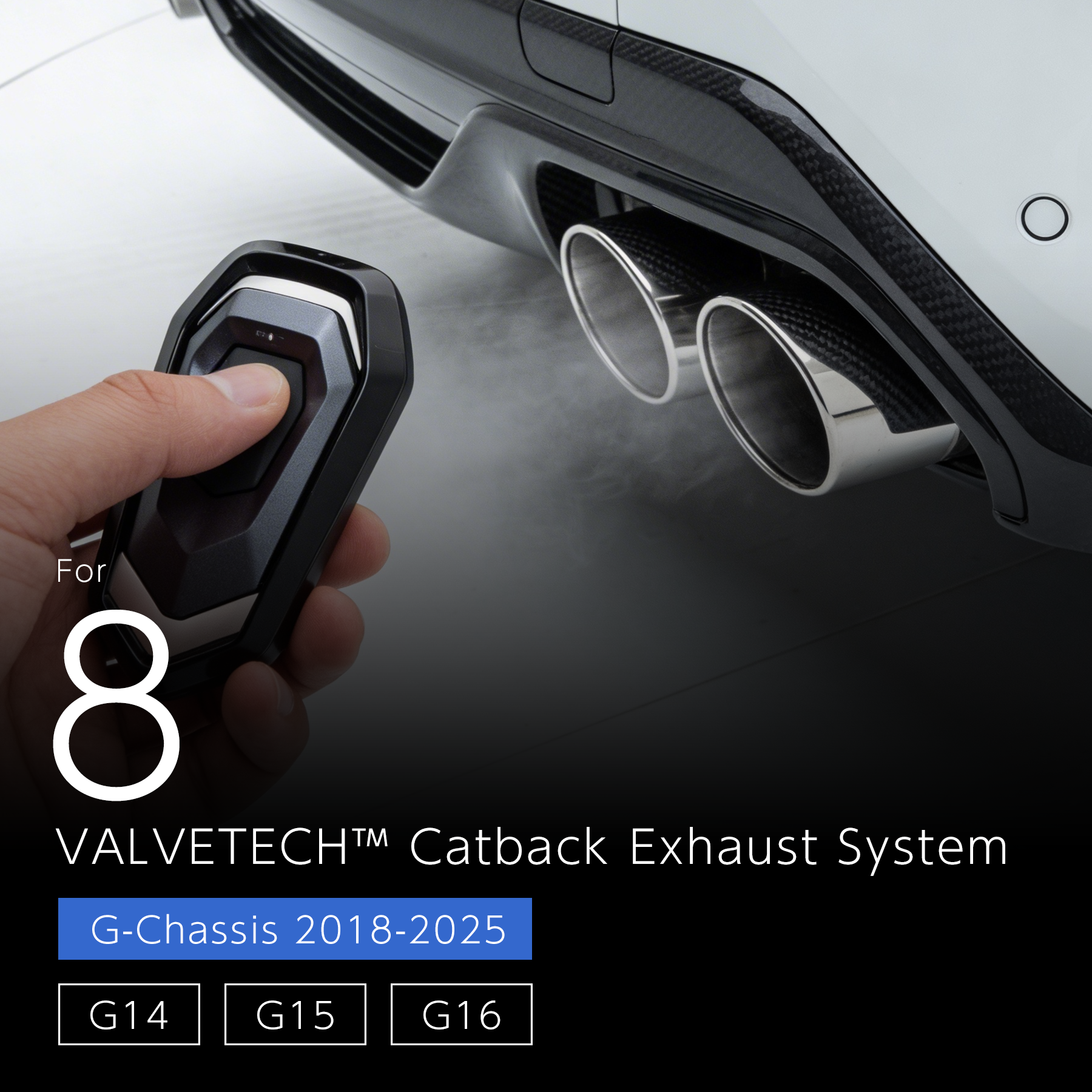 VALVETECH Valved Exhaust - BMW 8 Series G14 / G15 / G16 (N63)