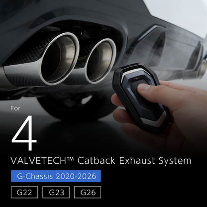 VALVETECH One-Off Valved Exhaust - BMW 4 Series G22 / G23 / G26 (B48 / B58)