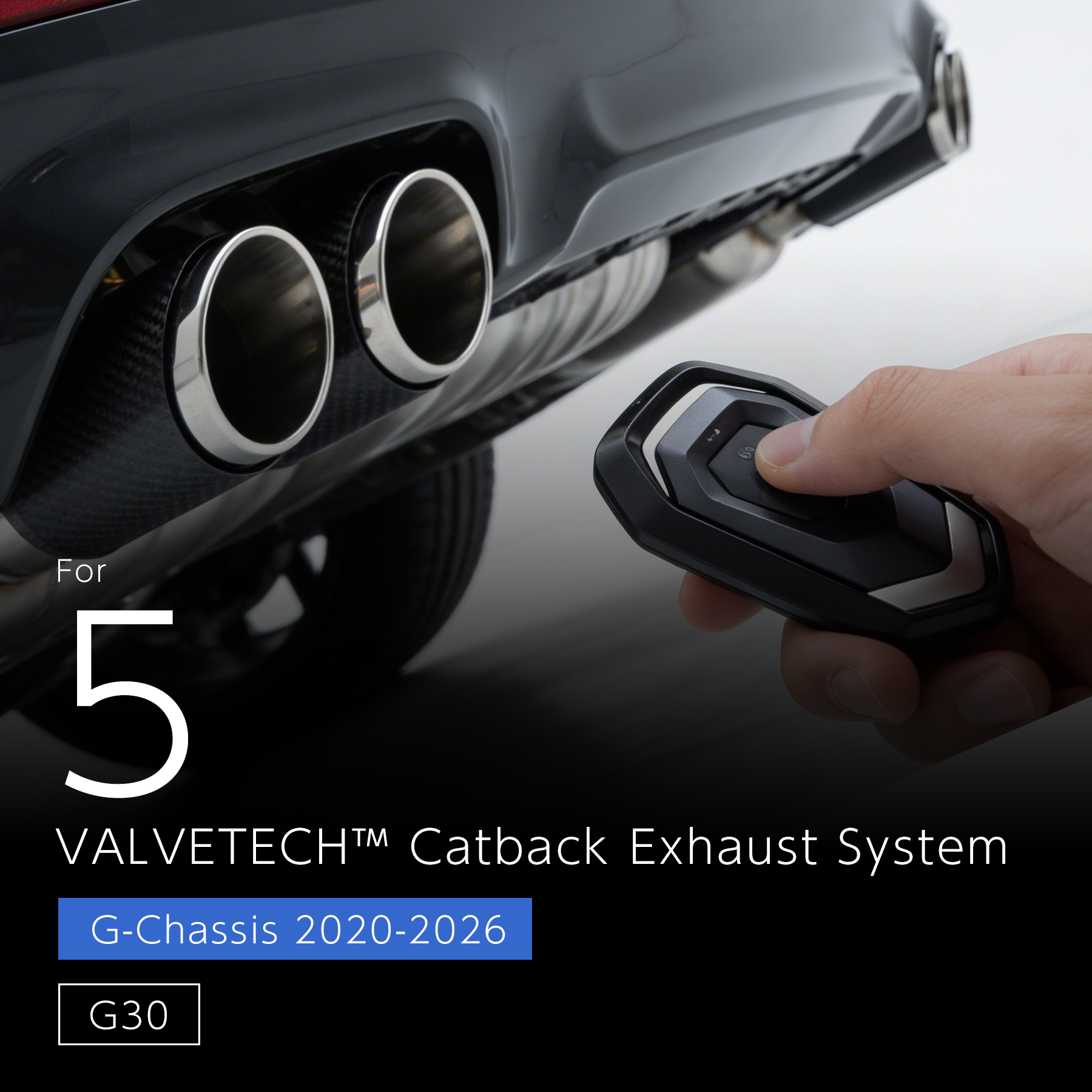 VALVETECH ワンオフ バルブマフラー - BMW 5シリーズ G30 / G31（B58）