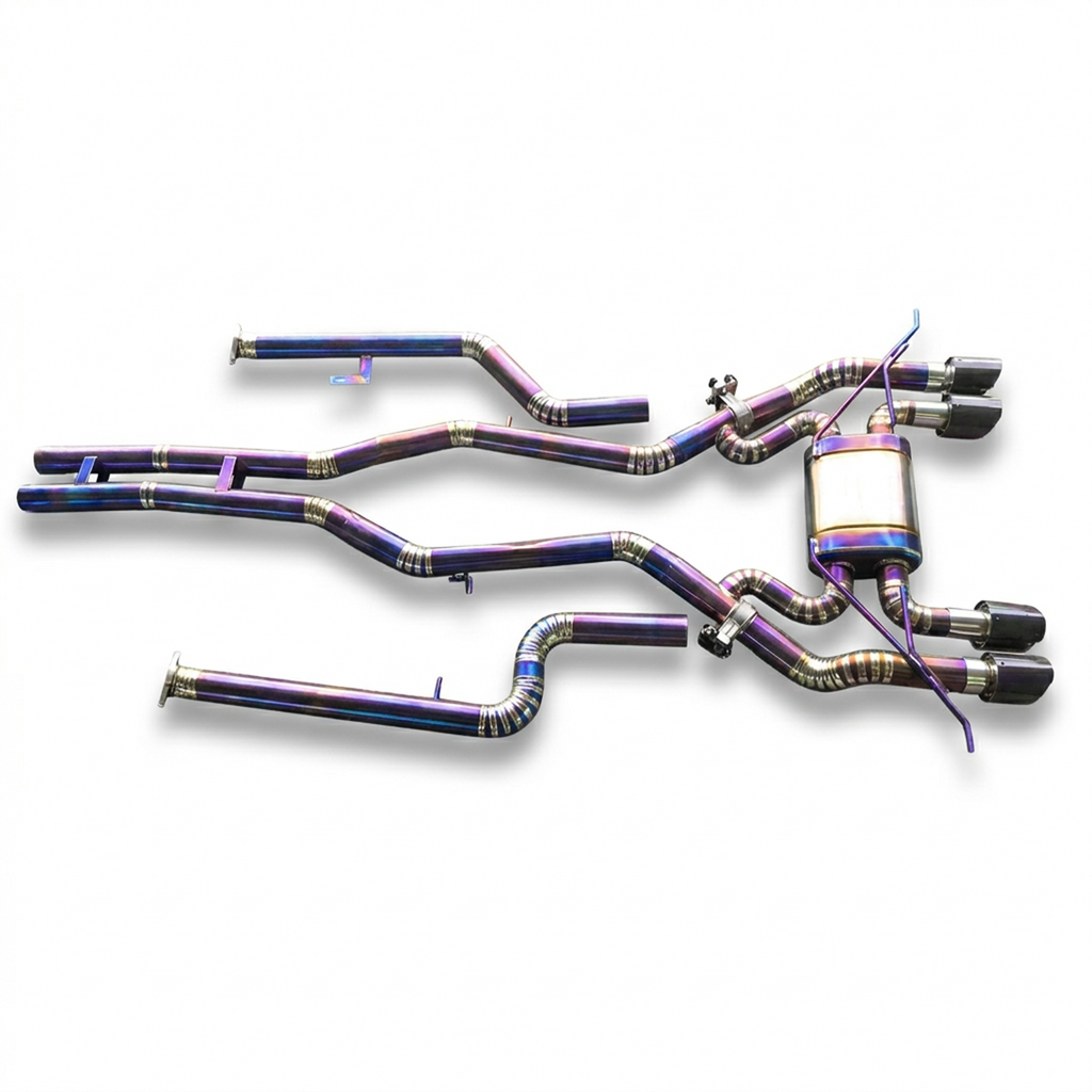 VALVETECH ワンオフ バルブマフラー - BMW M3 G80 / M4 G82（S58）ステンレス / チタン