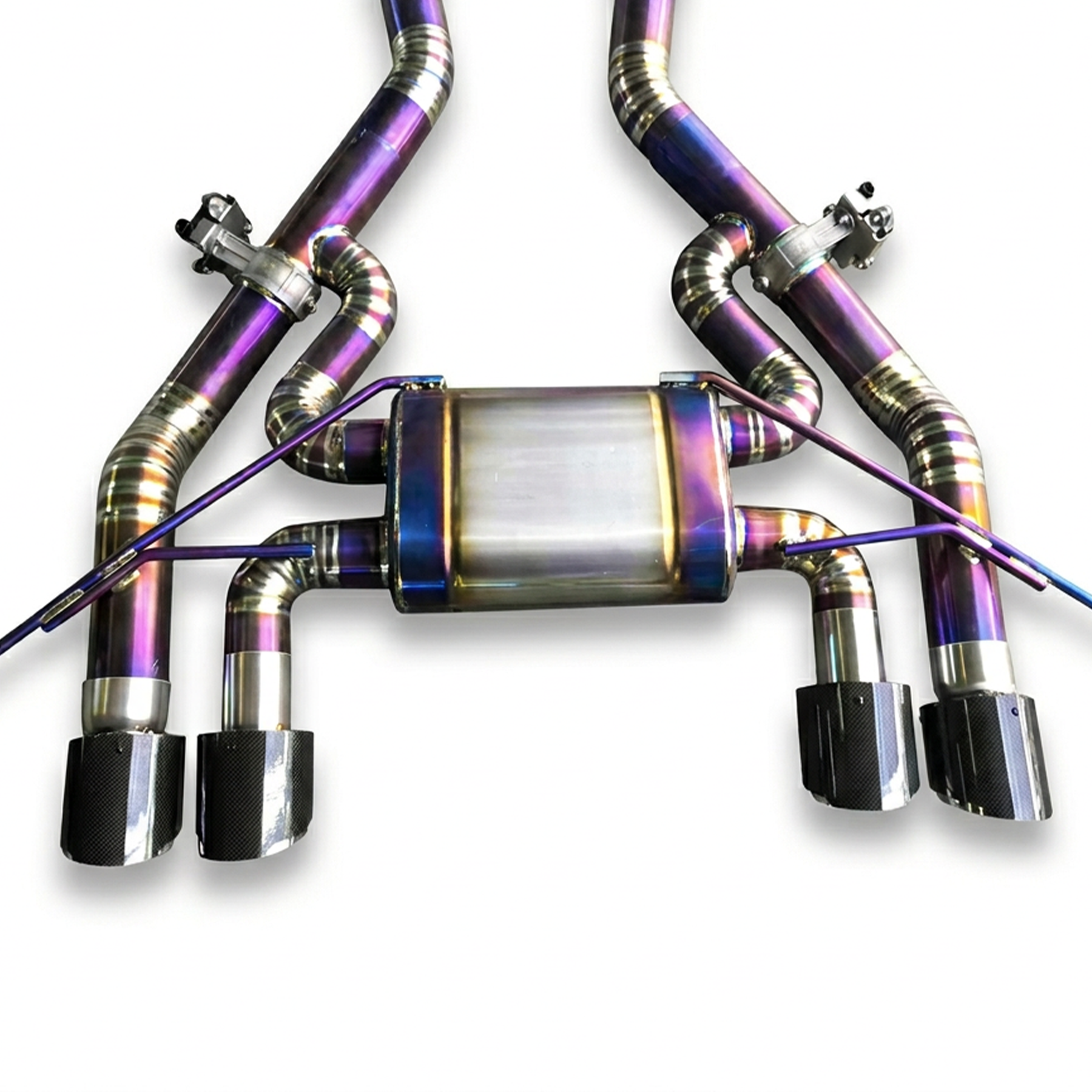 VALVETECH ワンオフ バルブマフラー - BMW M3 G80 / M4 G82（S58）ステンレス / チタン
