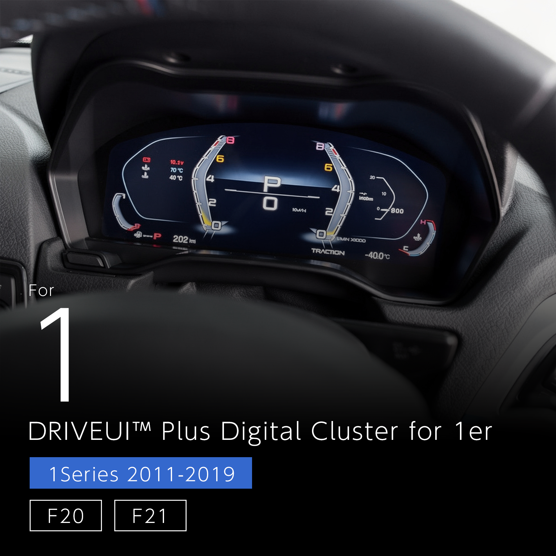 DriveUI Plus Digital Cluster - BMW 1 Series F20 F21