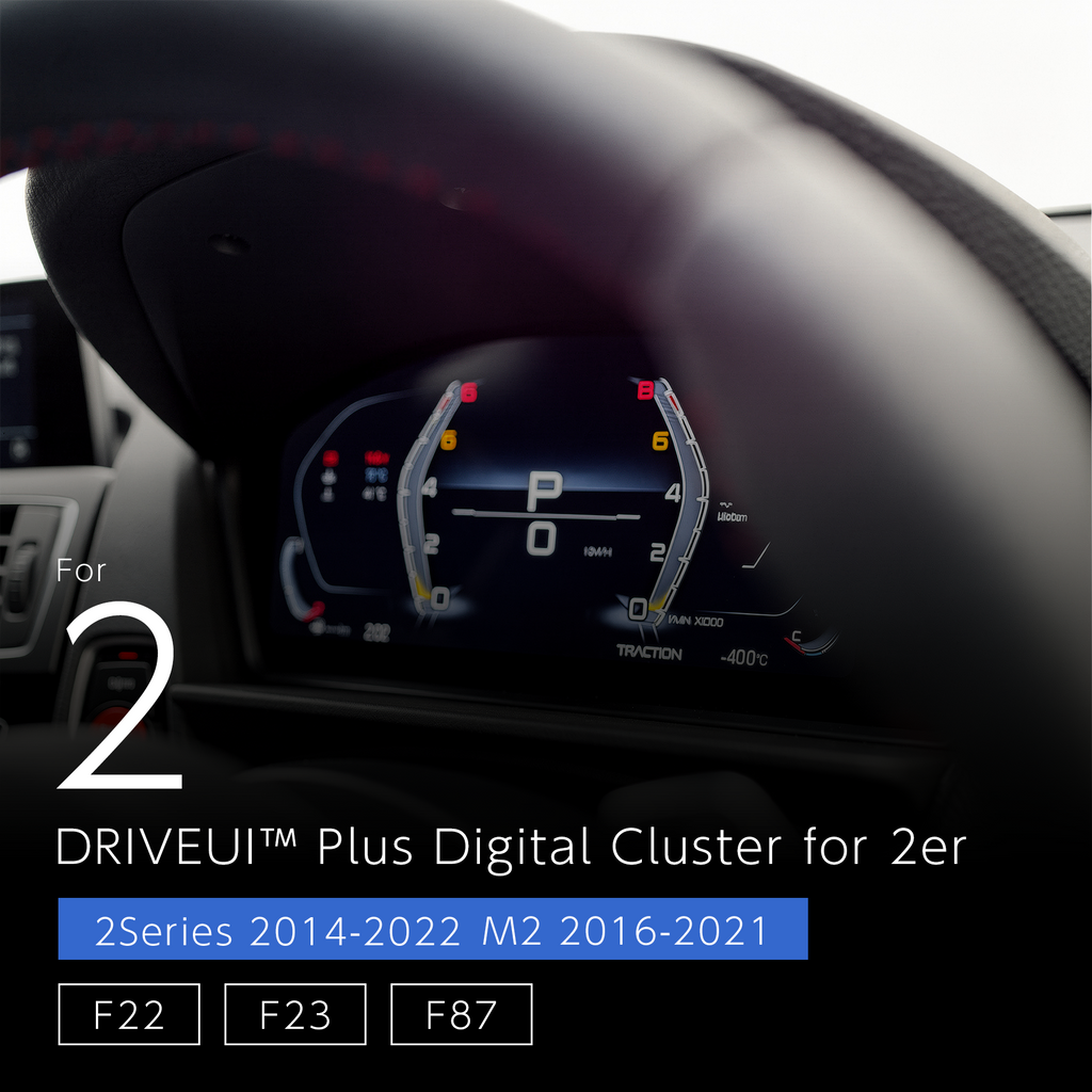 DriveUI Plus Digital Cluster - BMW 2 Series M2 F22 F23 F87