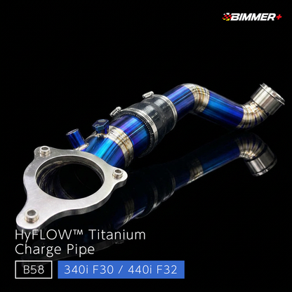 HyFLOW™︎ チタンチャージパイプ - BMW 340i F30 / 440i F32（B58 GEN1）