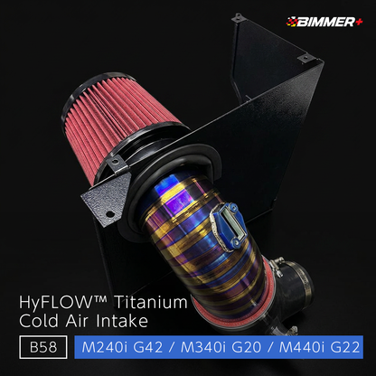 HyFLOW™︎ チタンコールドエアインテーク - BMW M240i G42 / M340i G20 / M440i G22（B58 GEN2）