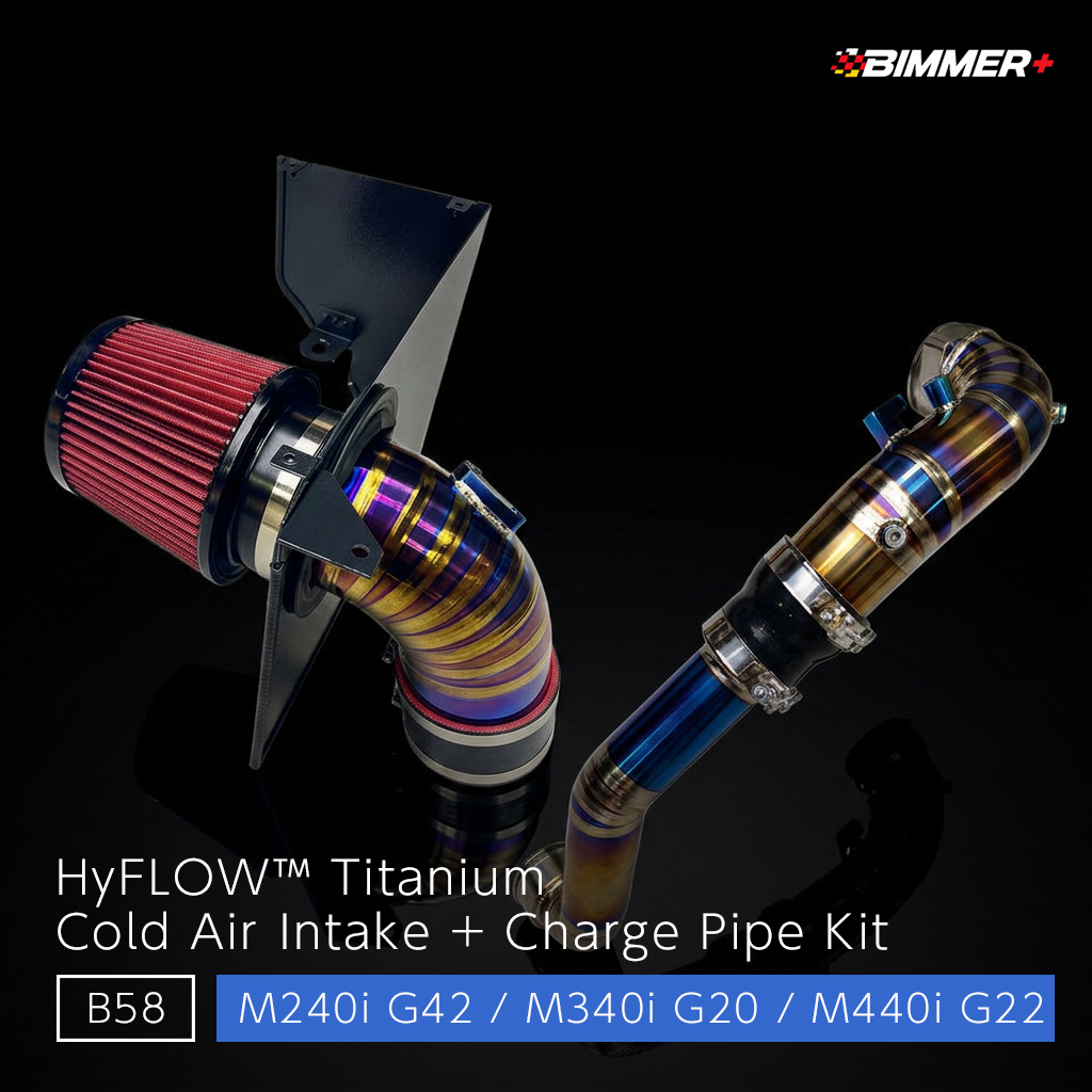 HyFLOW™︎ Titanium Cold Air Intake + Charge Pipe Kit - BMW M240i G42 / M340i G20 / M440i G22 (B58 GEN2)