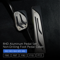 アルミペダルセット - BMW M2 M3 M4 M5 M6 RHD 穴あけ不要フットペダルカバー
