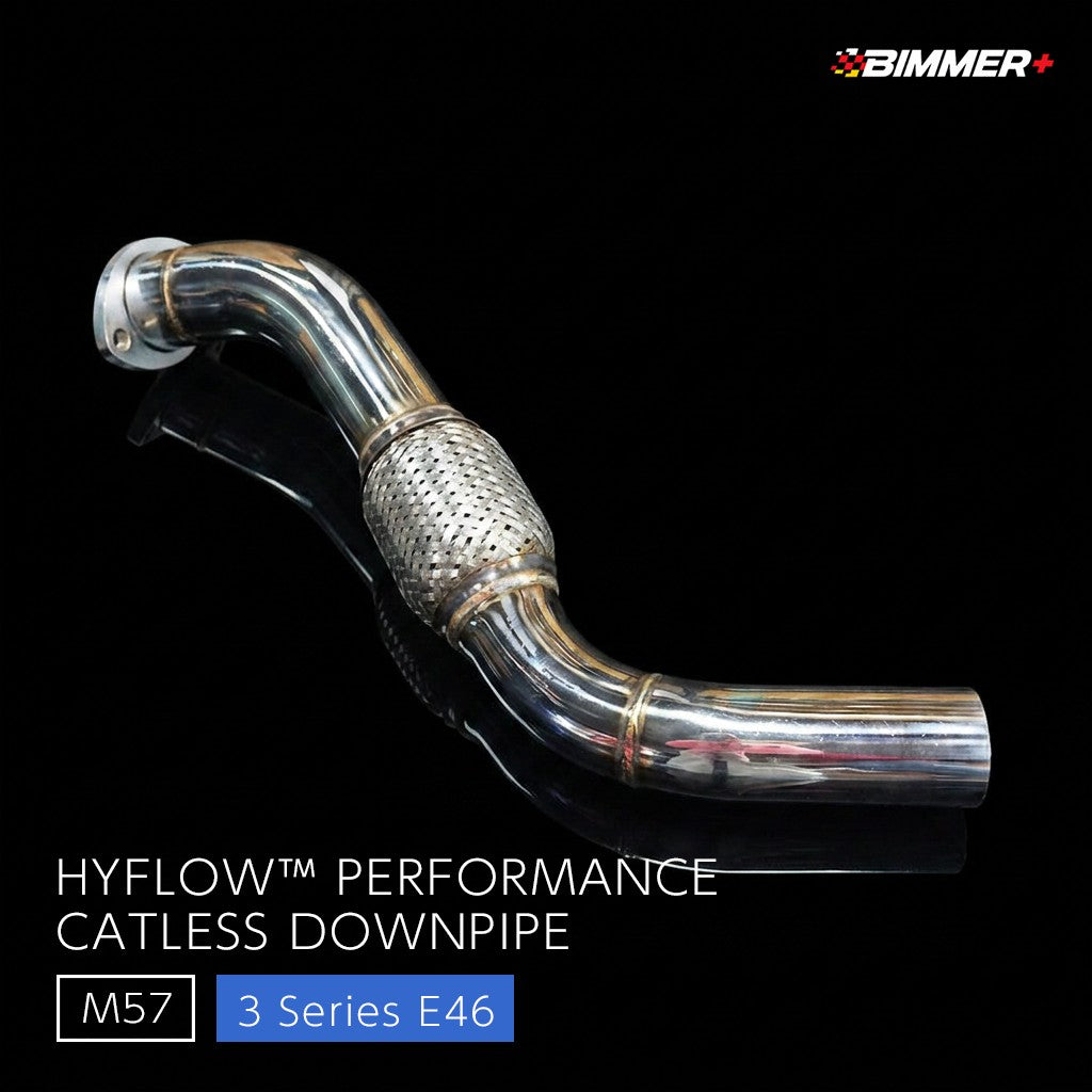 HYFLOW™ 触媒レスダウンパイプ BMW 3シリーズ E46 (330d)（M57）