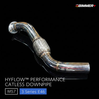 HYFLOW™ 触媒レスダウンパイプ BMW 3シリーズ E46 (330d)（M57）