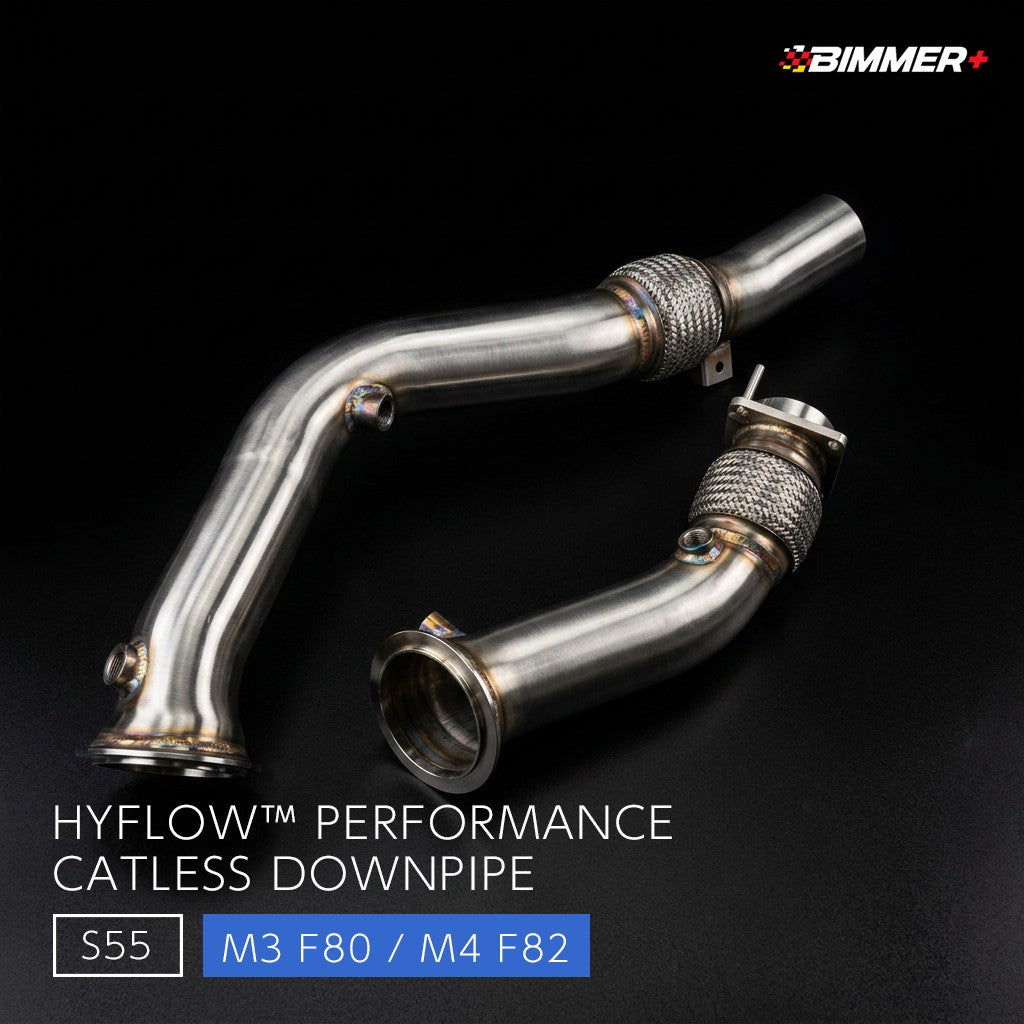 HYFLOW™ 触媒レスダウンパイプ BMW M3 F80 / M4 F82（S55）