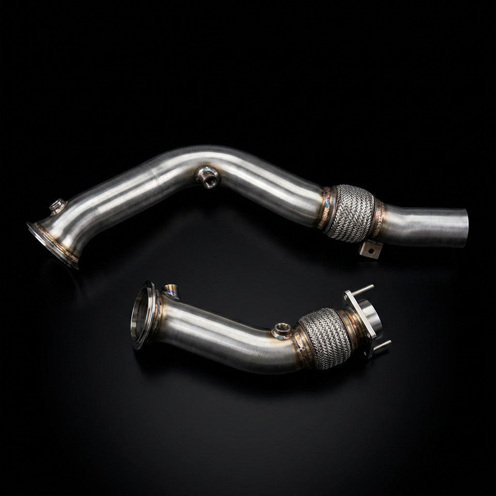 HYFLOW™ 触媒レスダウンパイプ BMW M3 F80 / M4 F82（S55）