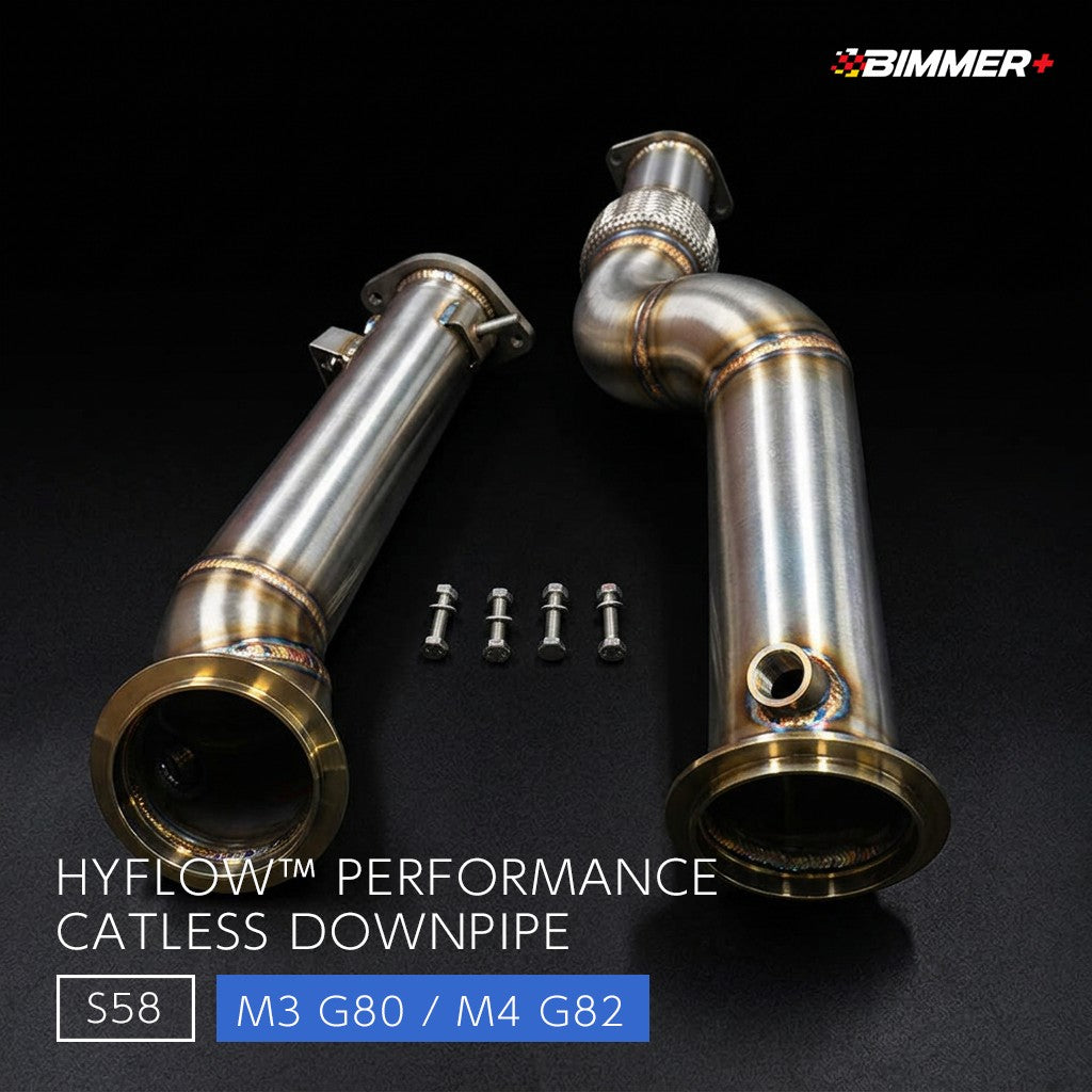 HYFLOW™ 触媒レスダウンパイプ BMW M3 G80 / M4 G82（S58）
