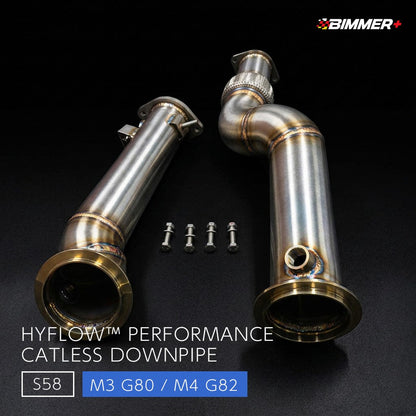 HYFLOW™ 触媒レスダウンパイプ BMW M3 G80 / M4 G82（S58）