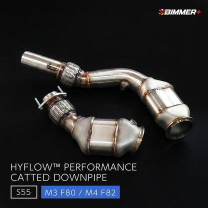 HYFLOW™ 触媒付きダウンパイプ BMW M3 F80 / M4 F82（S55）