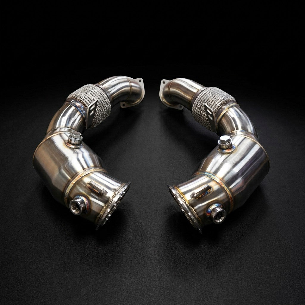 HYFLOW™ ダウンパイプ BMW 550i / 650i / 750Li / X5 / X6（N63）