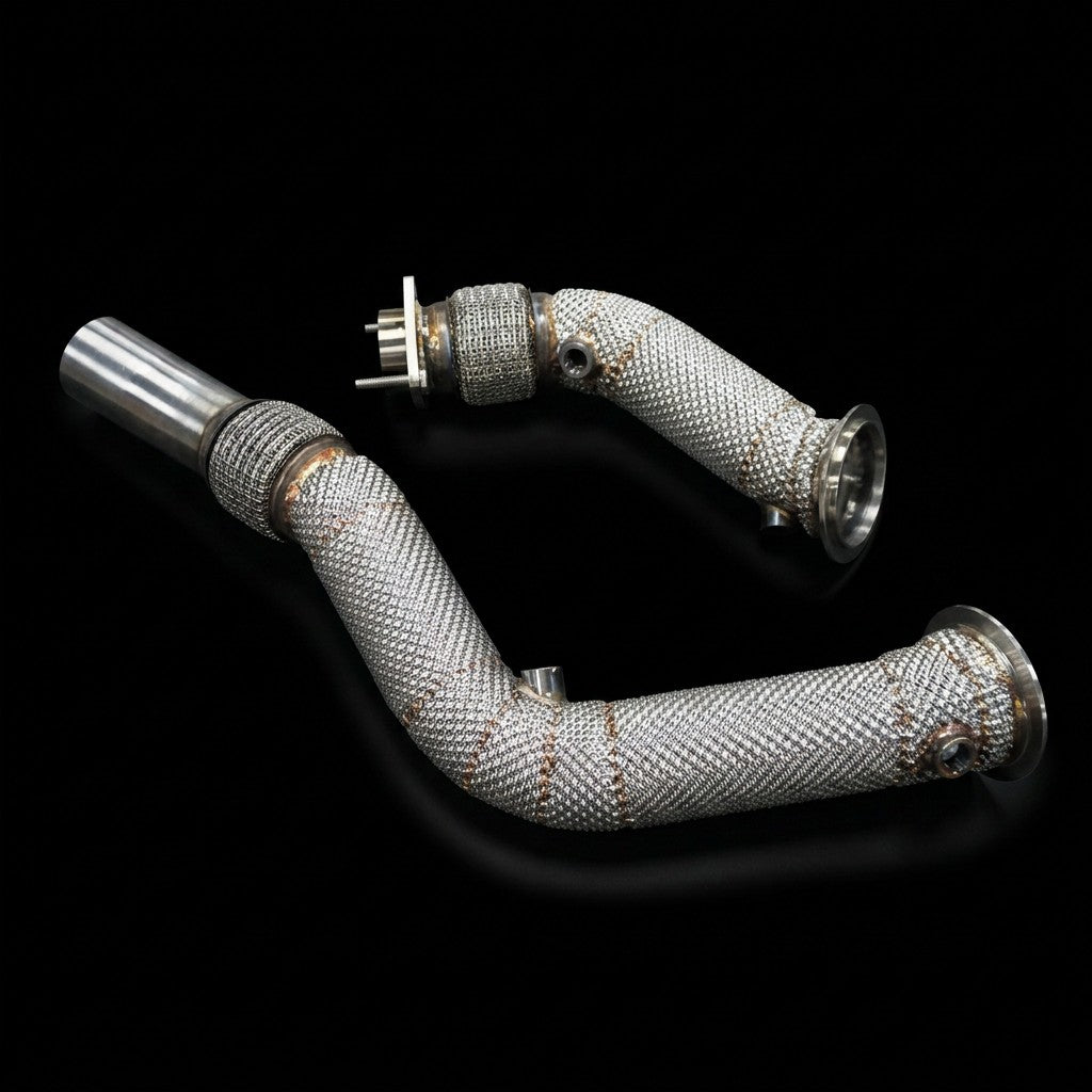 HYFLOW™ ステンレス 触媒レスダウンパイプ BMW M3 F80 / M4 F82（S55）