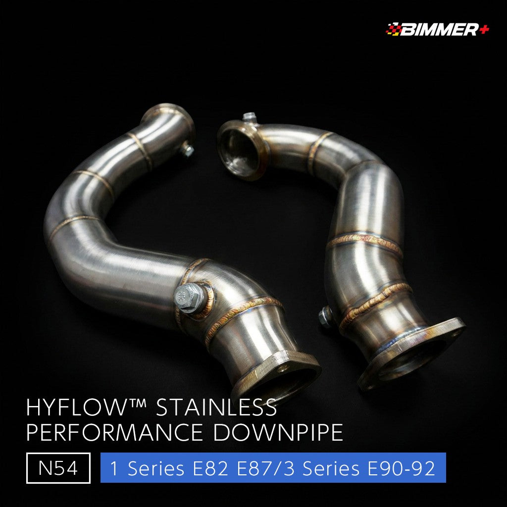 HYFLOW™ ステンレス ダウンパイプ BMW 135i E82/E87 ・ 335i E90-E92（N54）