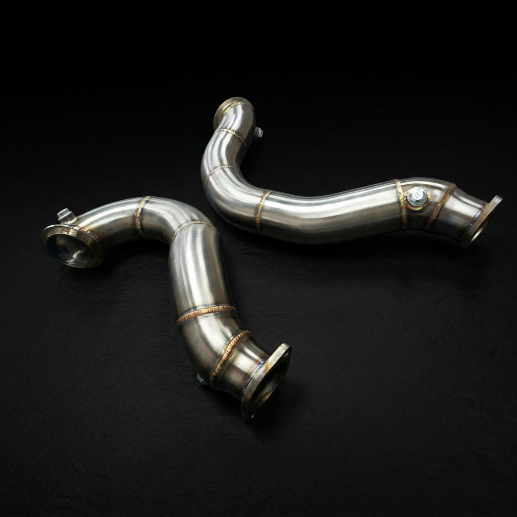 HYFLOW™ ステンレス ダウンパイプ BMW 135i E82/E87 ・ 335i E90-E92（N54）