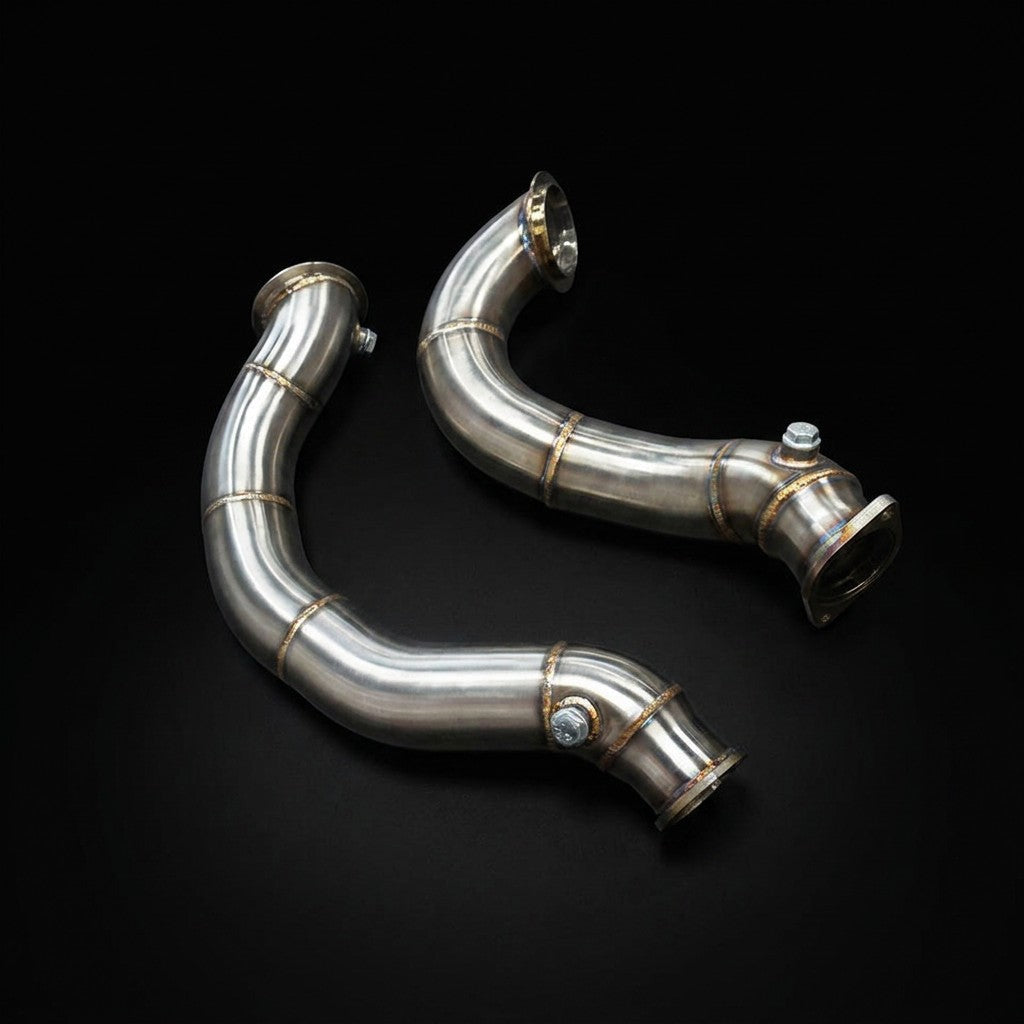HYFLOW™ ステンレス ダウンパイプ BMW 135i E82/E87 ・ 335i E90-E92（N54）