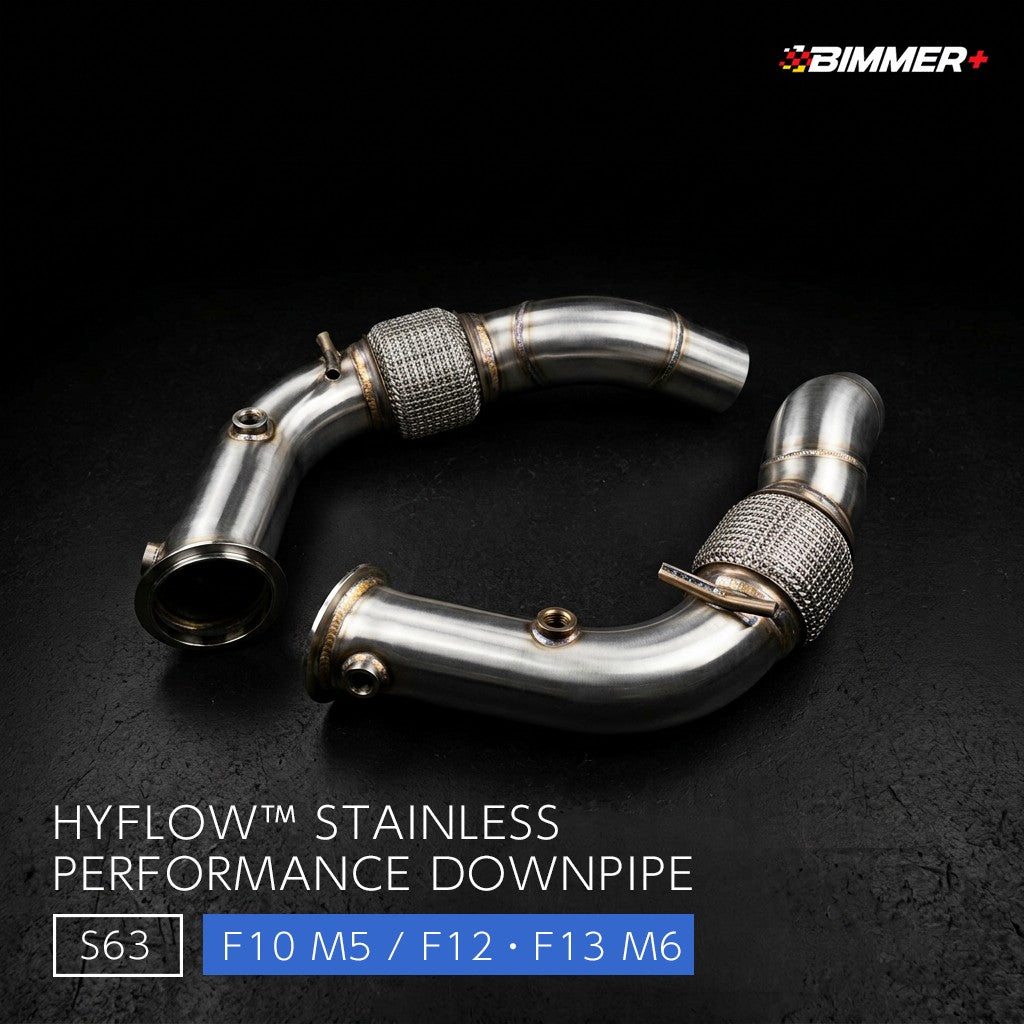HYFLOW™ ステンレス ダウンパイプ BMW M5 F10 / M6 F12・F13（S63）
