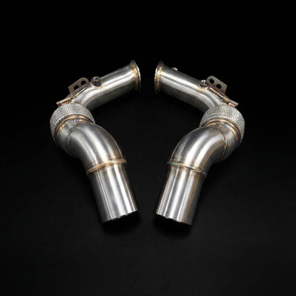 HYFLOW™ ステンレス ダウンパイプ BMW M5 F10 / M6 F12・F13（S63）