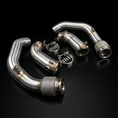 HYFLOW™ ステンレス ダウンパイプ BMW M5 F90 / M8 F91-F93（S63M）