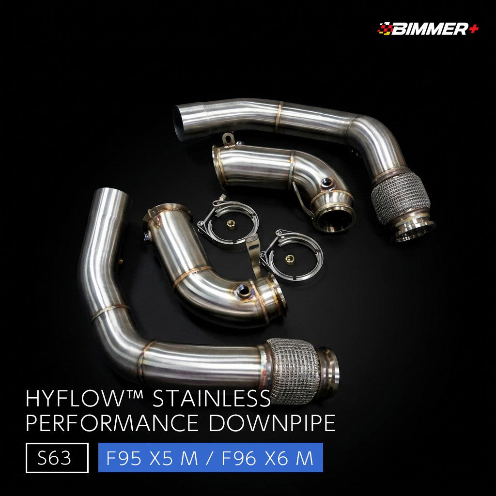 HYFLOW™ ステンレス ダウンパイプ BMW X5M F95 / X6M F96（S63）