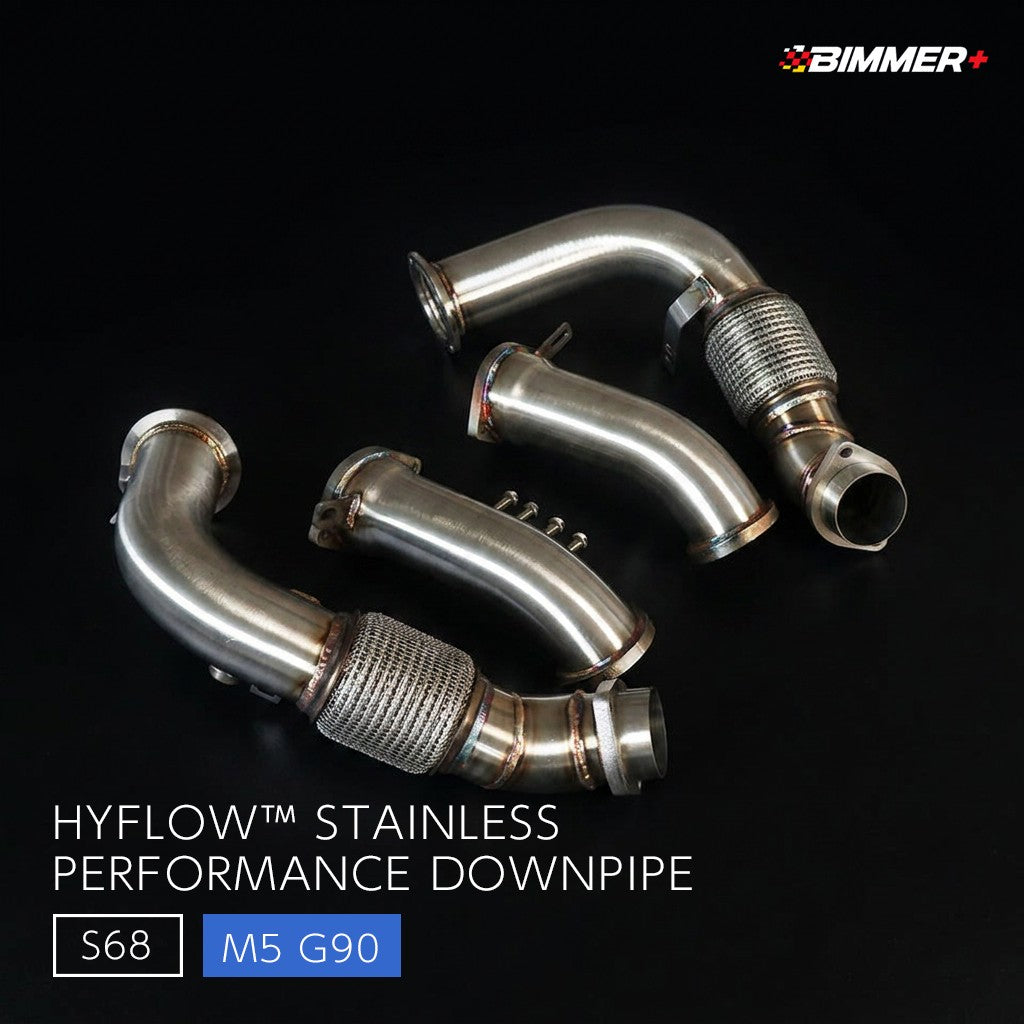 HYFLOW™ ステンレス ダウンパイプ BMW M5 G90（S68）