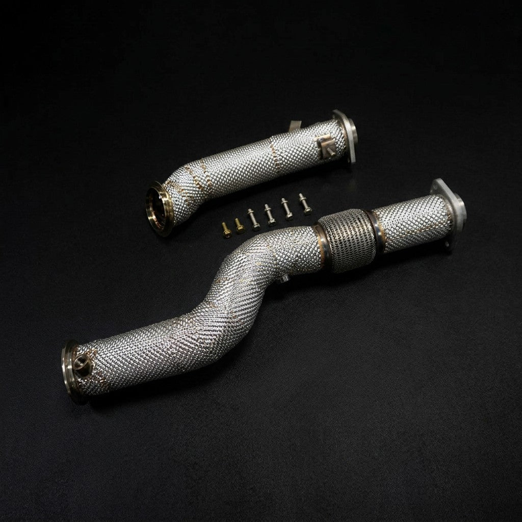 HYFLOW™ チタン 触媒レスダウンパイプ BMW M3 G80 / M4 G82（S58）